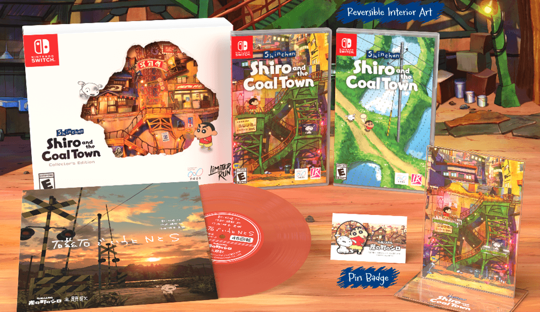 Nintendo Switchソフト 【クレヨンしんちゃん『炭の町のシロ』】 待望の北米パッケージ版が発売決定!