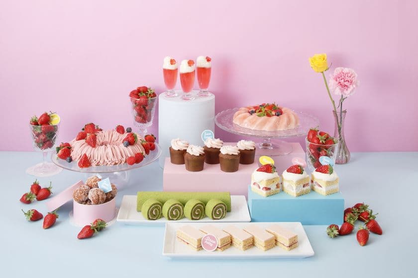 京都タワーホテルの“レトロかわいい”いちごスイーツビュッフェ
『Sweets Buffet ~Strawberry RETRO CAFE~』
2021年1月23日(土)から土・日・祝限定開催