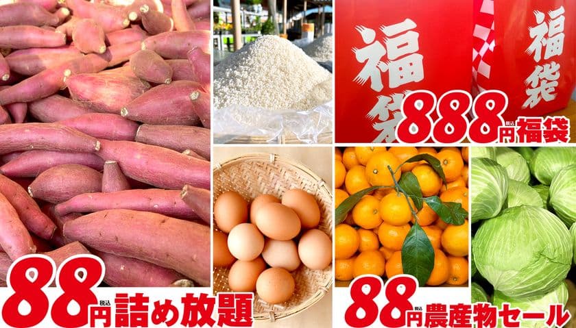 “道の駅木更津うまくたの里”で、《2025年 8周年祭》を開催!
10月30日(木)~11月3日(月・祝)は、
“8”にまつわるお得なイベントが目白押し!