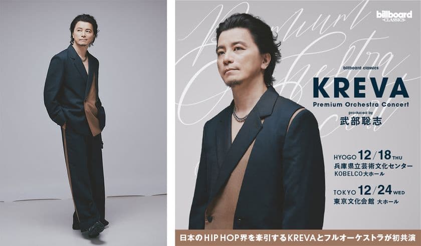 12月開催のKREVA初フルオーケストラコンサート、
一般発売開始
各音楽メディアでインタビュー公開
未知の音楽体験への思いを語る